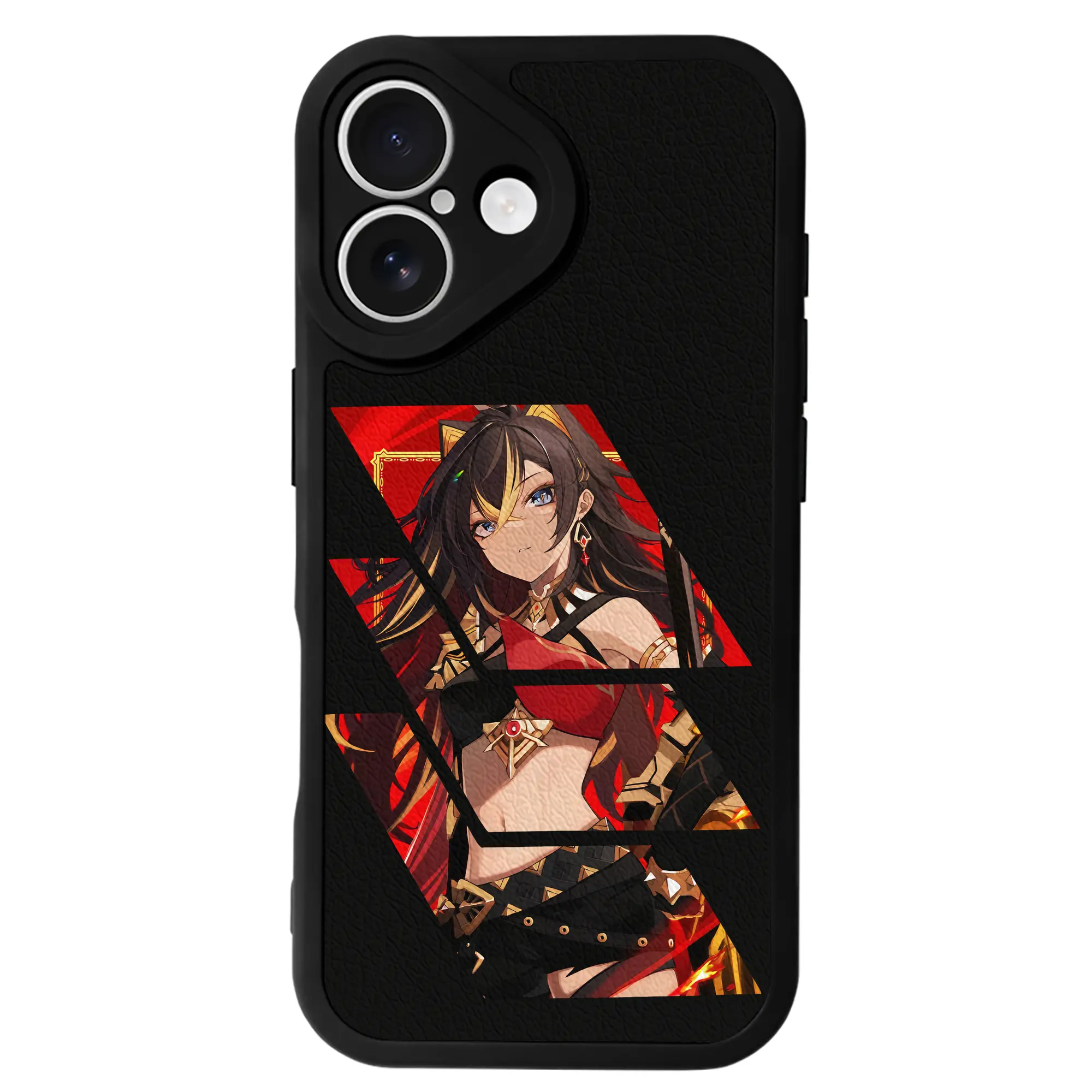 原 神 グッズ ディシア - IPhone 16シリーズ対応 ・ シリコンスマホケース ・ レザー調 ・ 高精度フィット ・ 耐衝撃 ・ ワイヤレス充電対応 ・ 精密カット